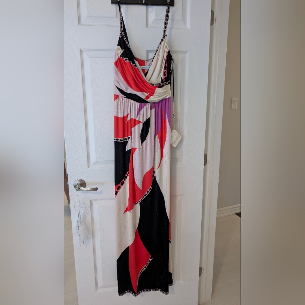 Colorful Abstract Maxi Dress